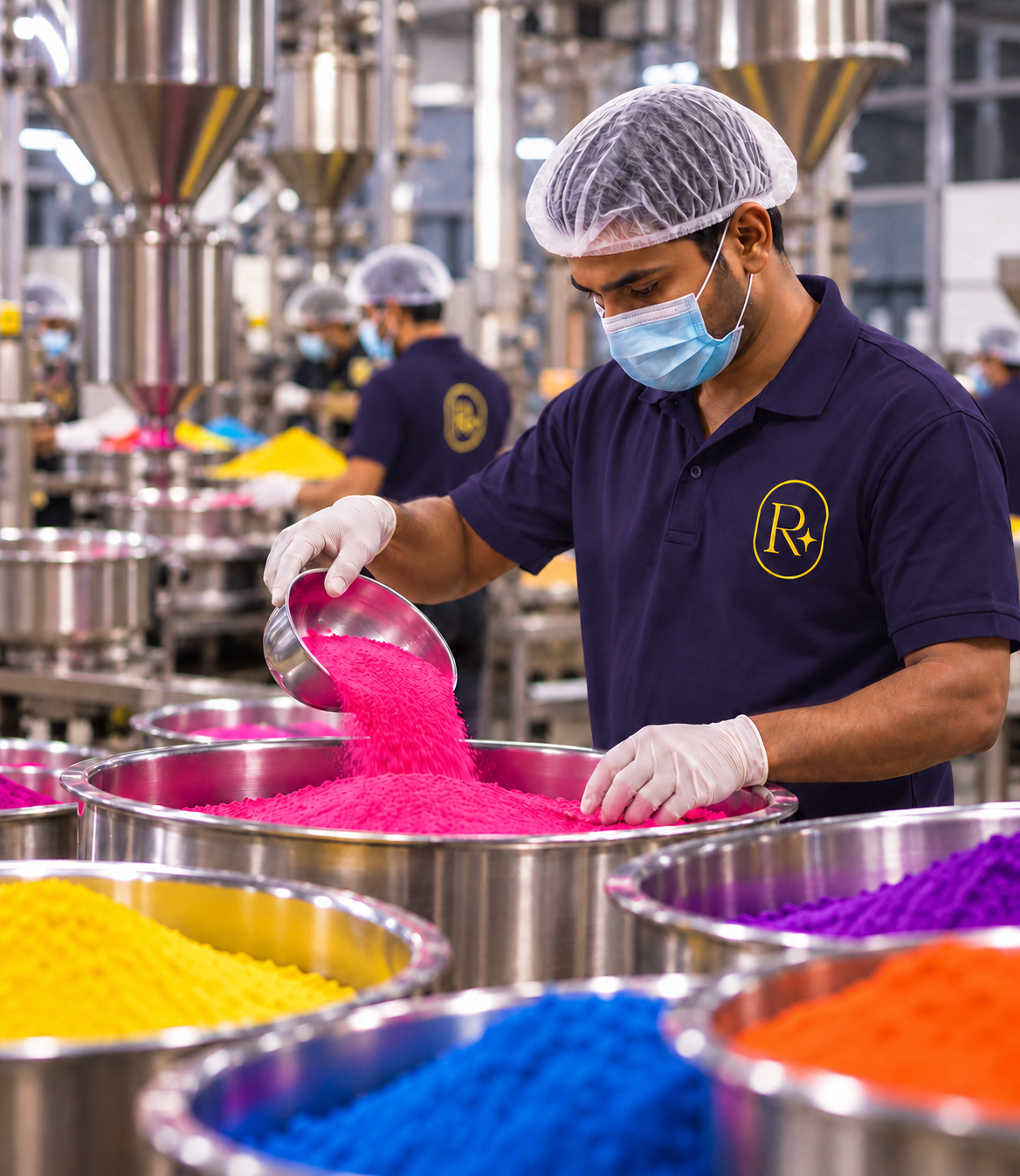Rainbow Colours premium Rangoli colour manufacturer in India